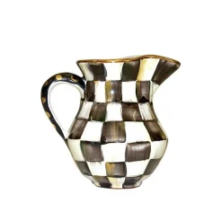 Courtly Check Ceramic Creamer