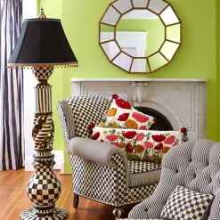 Courtly Check Ceramic Floor Lamp
