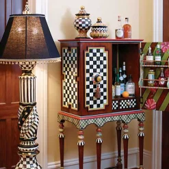 Courtly Check Ceramic Floor Lamp