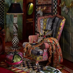 Courtly Check Ceramic Floor Lamp