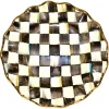 Courtly Check Ceramic Fluted Dinner Plate