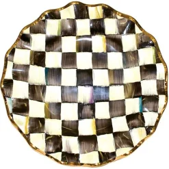 Courtly Check Ceramic Fluted Dinner Plate