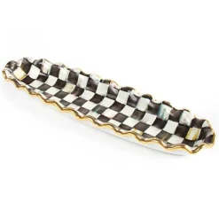 Courtly Check Ceramic Hors d'Oeuvre Tray