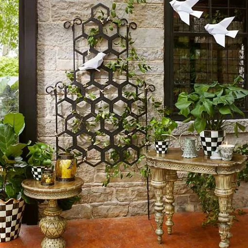 Courtly Check Ceramic Jumbo Garden Pot
