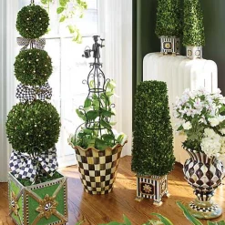 Courtly Check Ceramic Jumbo Garden Pot