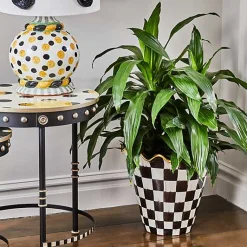 Courtly Check Ceramic Jumbo Garden Pot