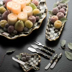 Courtly Check Ceramic Large Serving Platter
