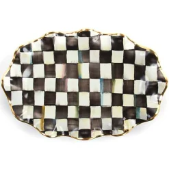 Courtly Check Ceramic Serving Platter