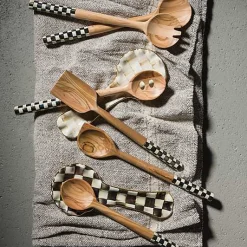 Courtly Check Ceramic Spoon Rest