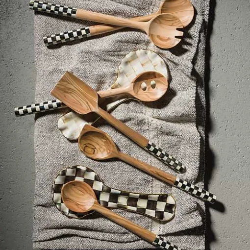 Courtly Check Ceramic Spoon Rest