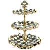 Courtly Check Ceramic Three Tier Sweet Stand