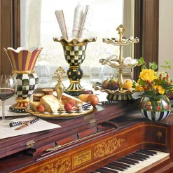 Courtly Check Ceramic Three Tier Sweet Stand
