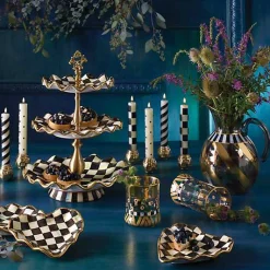 Courtly Check Ceramic Three Tier Sweet Stand