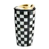 Courtly Check Ceramic Travel Cup