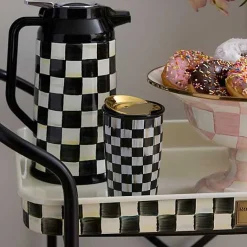 Courtly Check Ceramic Travel Cup