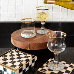 Courtly Check Cocktail Paper Napkins