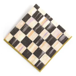 Courtly Check Cocktail Paper Napkins