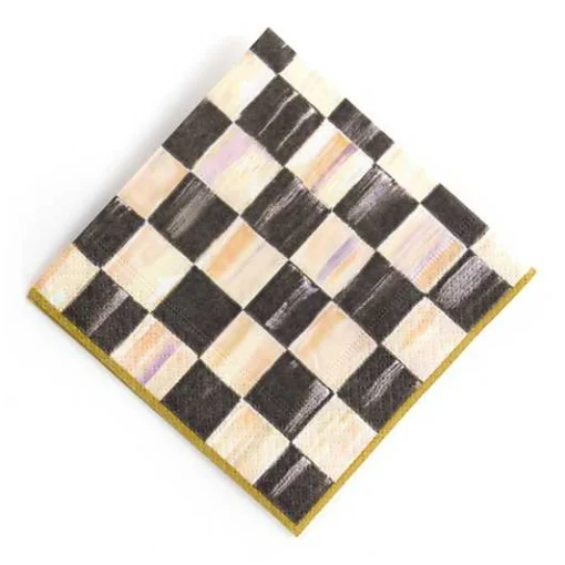 Courtly Check Cocktail Paper Napkins