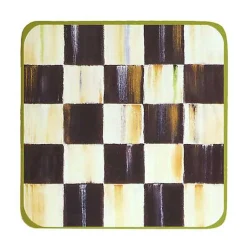 Courtly Check Cork Back Coasters, Set of 4