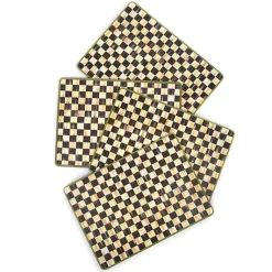 Courtly Check Cork Back Placemats, Set of 4