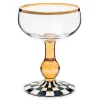 Courtly Check Coupe Glass