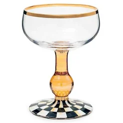 Courtly Check Coupe Glass