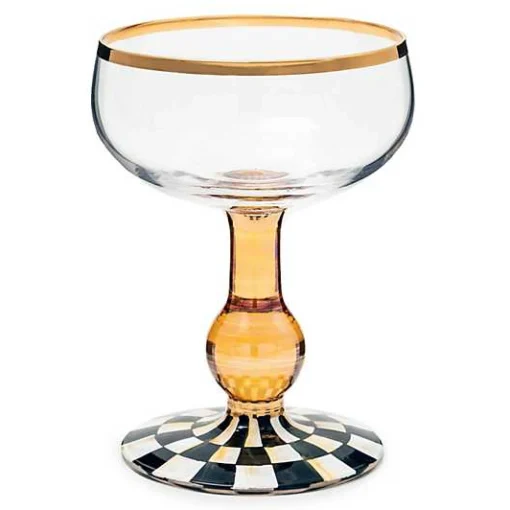 Courtly Check Coupe Glass