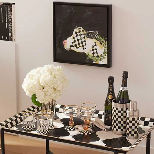 Courtly Check Coupe Glass
