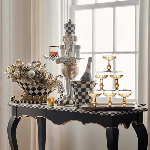 Courtly Check Coupe Glass