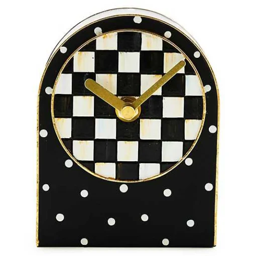 Courtly Check  Dot Clock