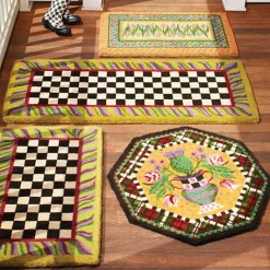Courtly Check Double Door Entrance Mat