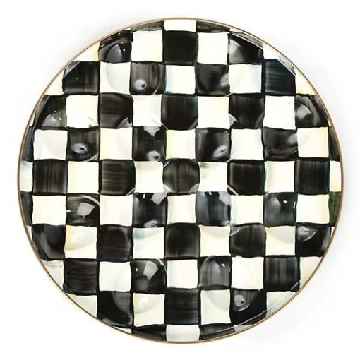 Courtly Check Egg Plate