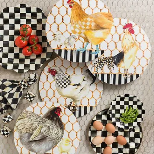 Courtly Check Egg Plate