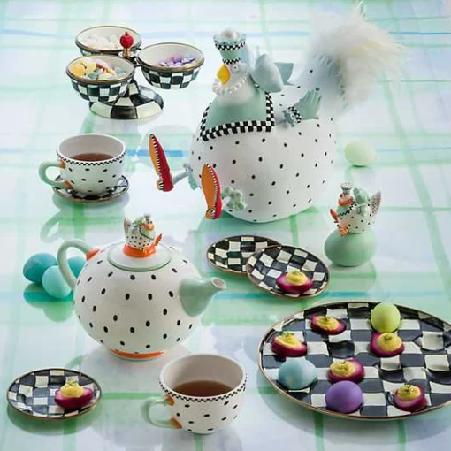 Courtly Check Egg Plate