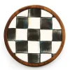 Courtly Check Enamel Coasters, Set of 4
