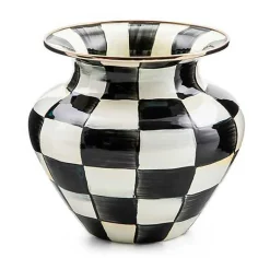 Courtly Check Enamel Large Vase