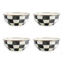 Courtly Check Everyday Bowls, Set of 4