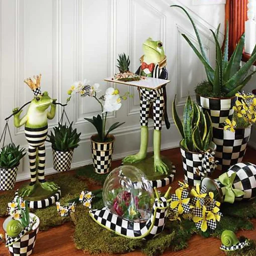 Courtly Check Extra Large Garden Pot