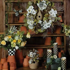 Courtly Check Flicker 7 Pillar Candle