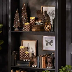 Courtly Check Flicker 6 Pillar Candle