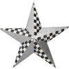 Courtly Check Galvanized Barn Star Wall Decor