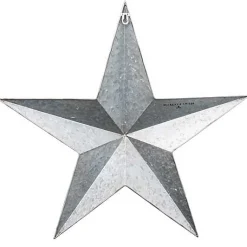 Courtly Check Galvanized Barn Star Wall Decor