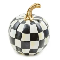 Courtly Check Glossy Mini Pumpkin