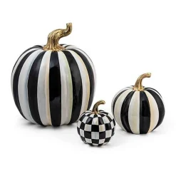 Courtly Check Glossy Mini Pumpkin
