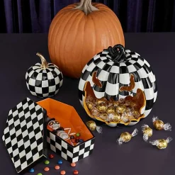 Courtly Check Glossy Mini Pumpkin