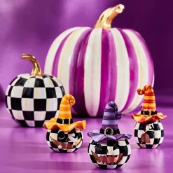 Courtly Check Glossy Mini Pumpkin