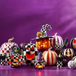 Courtly Check Glossy Mini Pumpkin