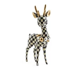 Courtly Check Gold Deary Deer