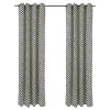 Courtly Check Grommet Top Curtain Panel