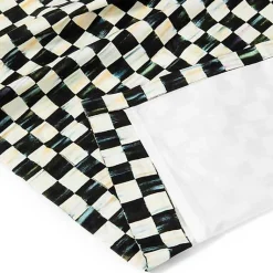 Courtly Check Grommet Top Curtain Panel